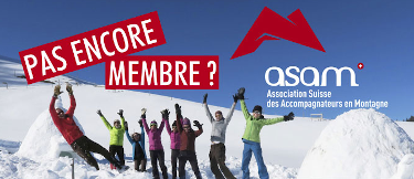 Devenir membre de l’ASAM - Association Suisse des accompagnateurs et accompagnatrices en montagne